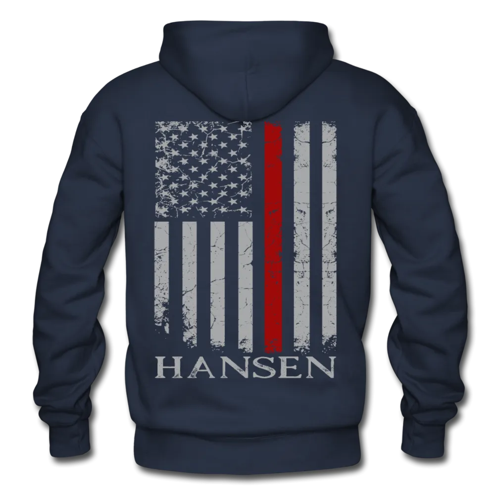 Hansen Firefighter Gildan Heavy Blend Adult Hoodie