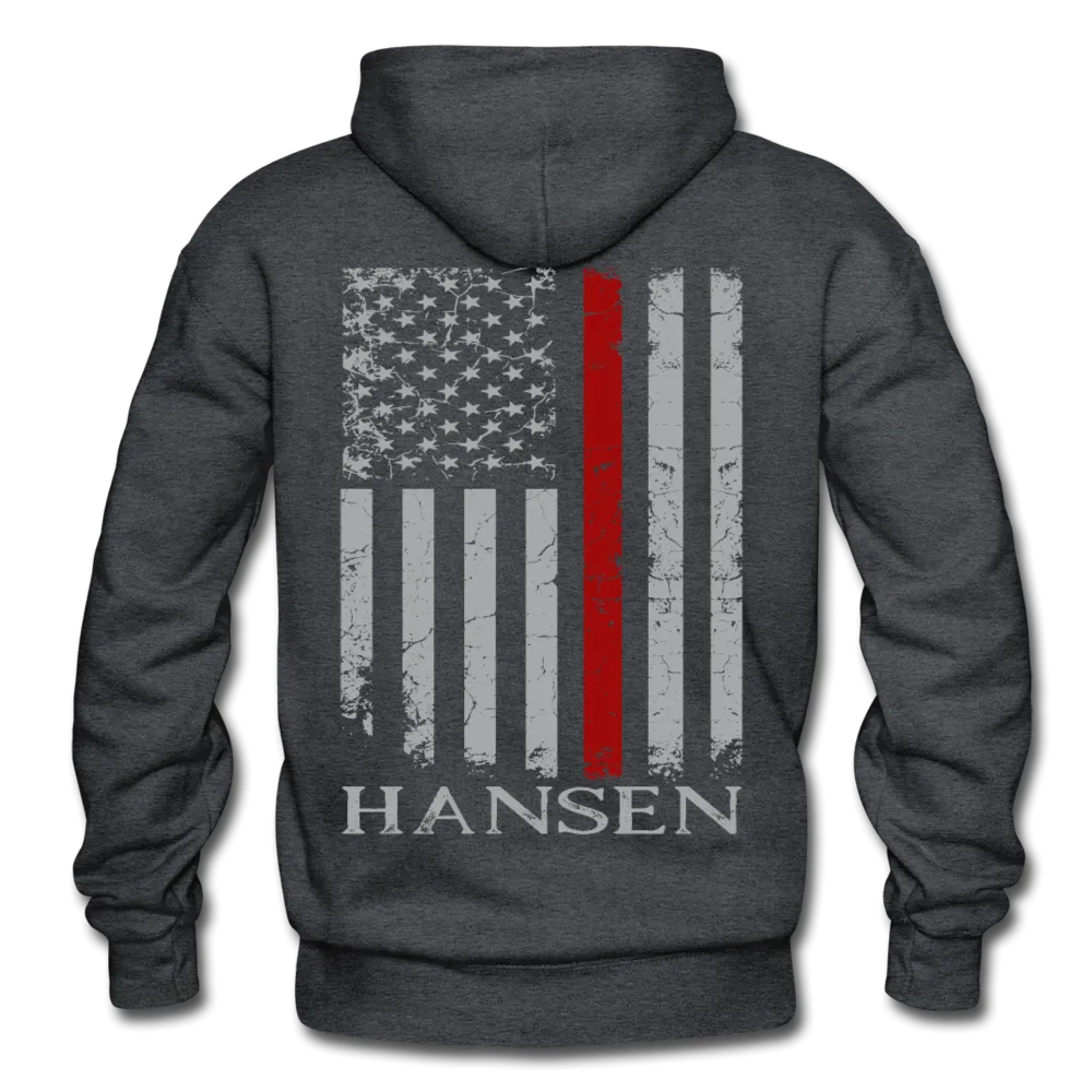 Hansen Firefighter Gildan Heavy Blend Adult Hoodie