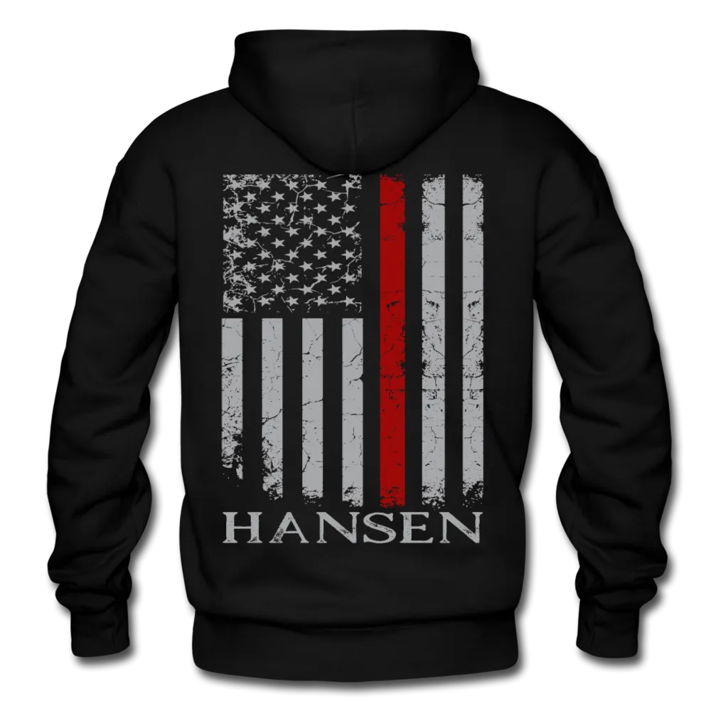 Hansen Firefighter Gildan Heavy Blend Adult Hoodie