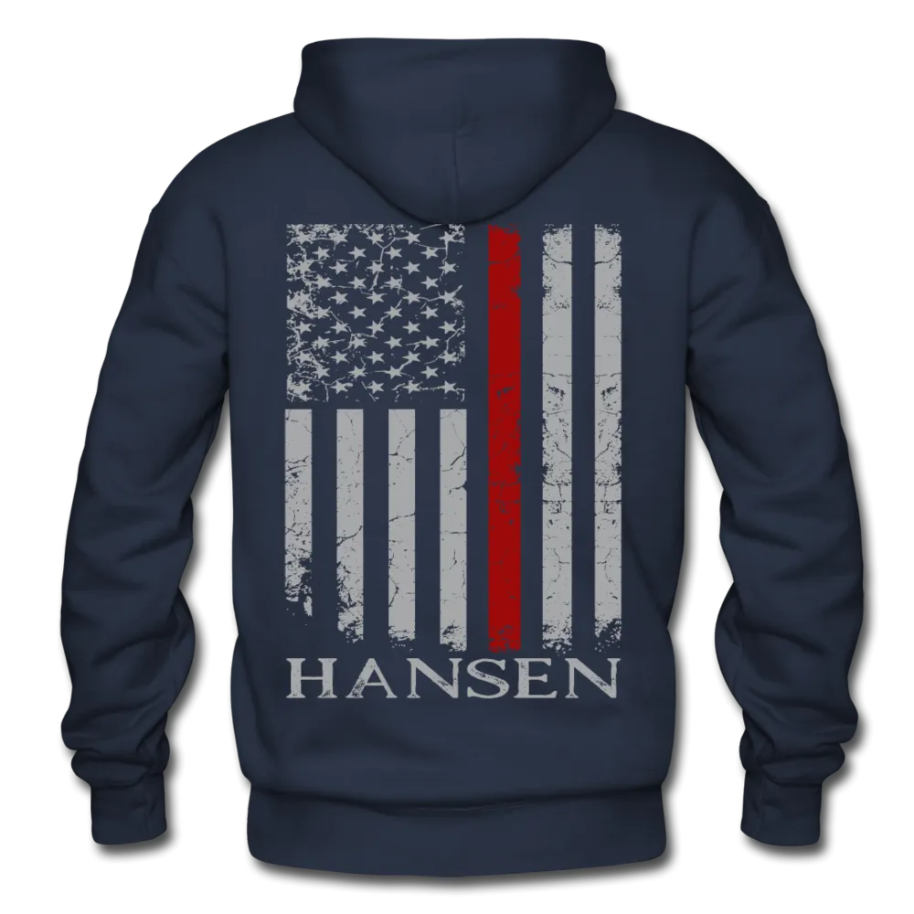 Hansen Firefighter Gildan Heavy Blend Adult Hoodie