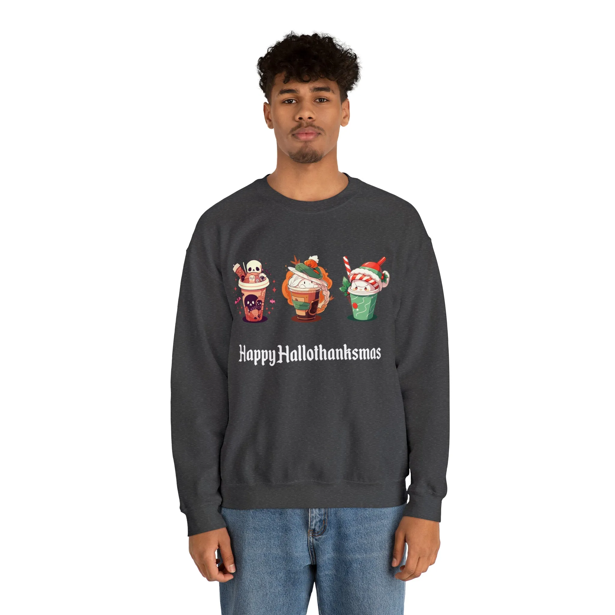 Happy Hallothanksmas - Unisex Heavy Blend™ Sweatshirt