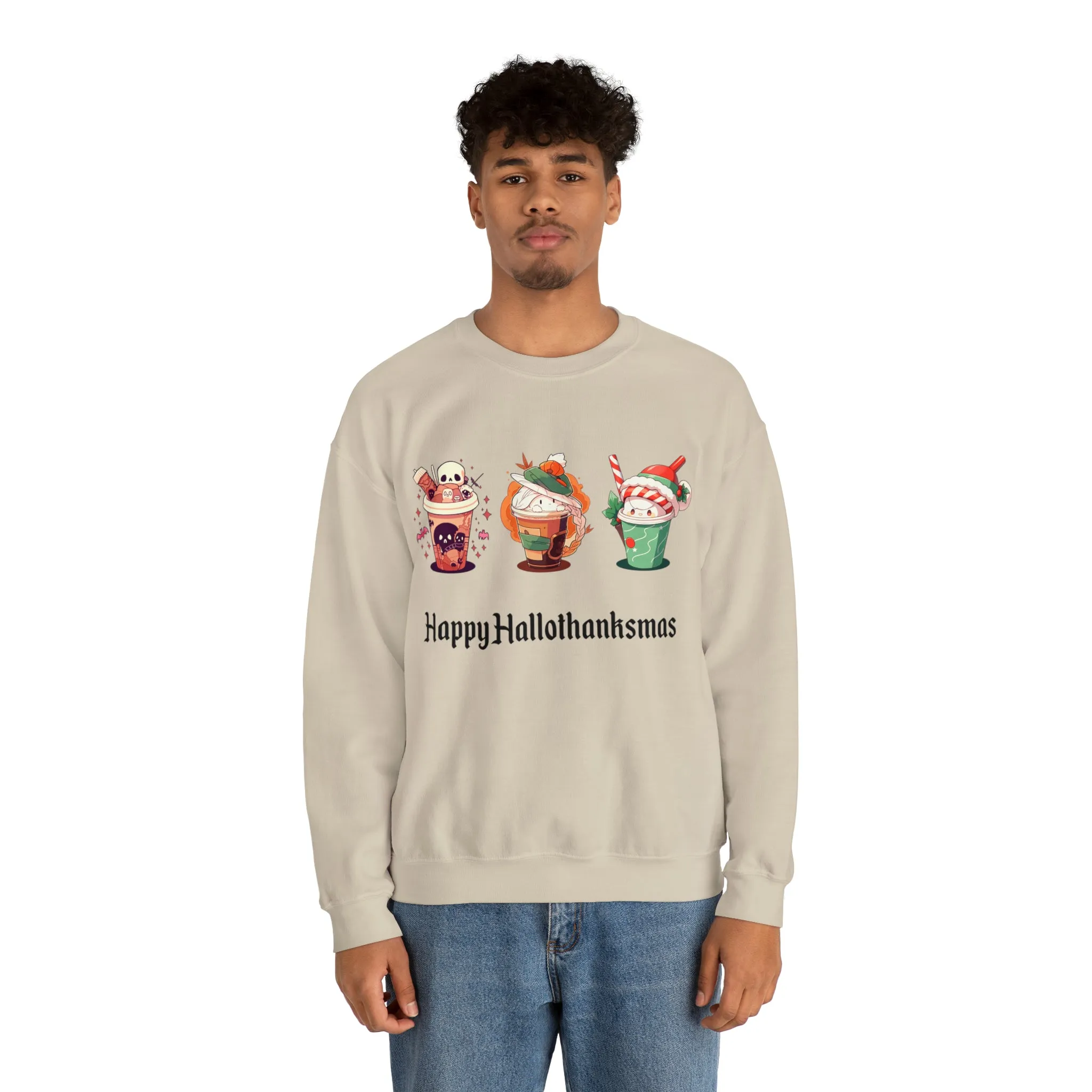 Happy Hallothanksmas - Unisex Heavy Blend™ Sweatshirt