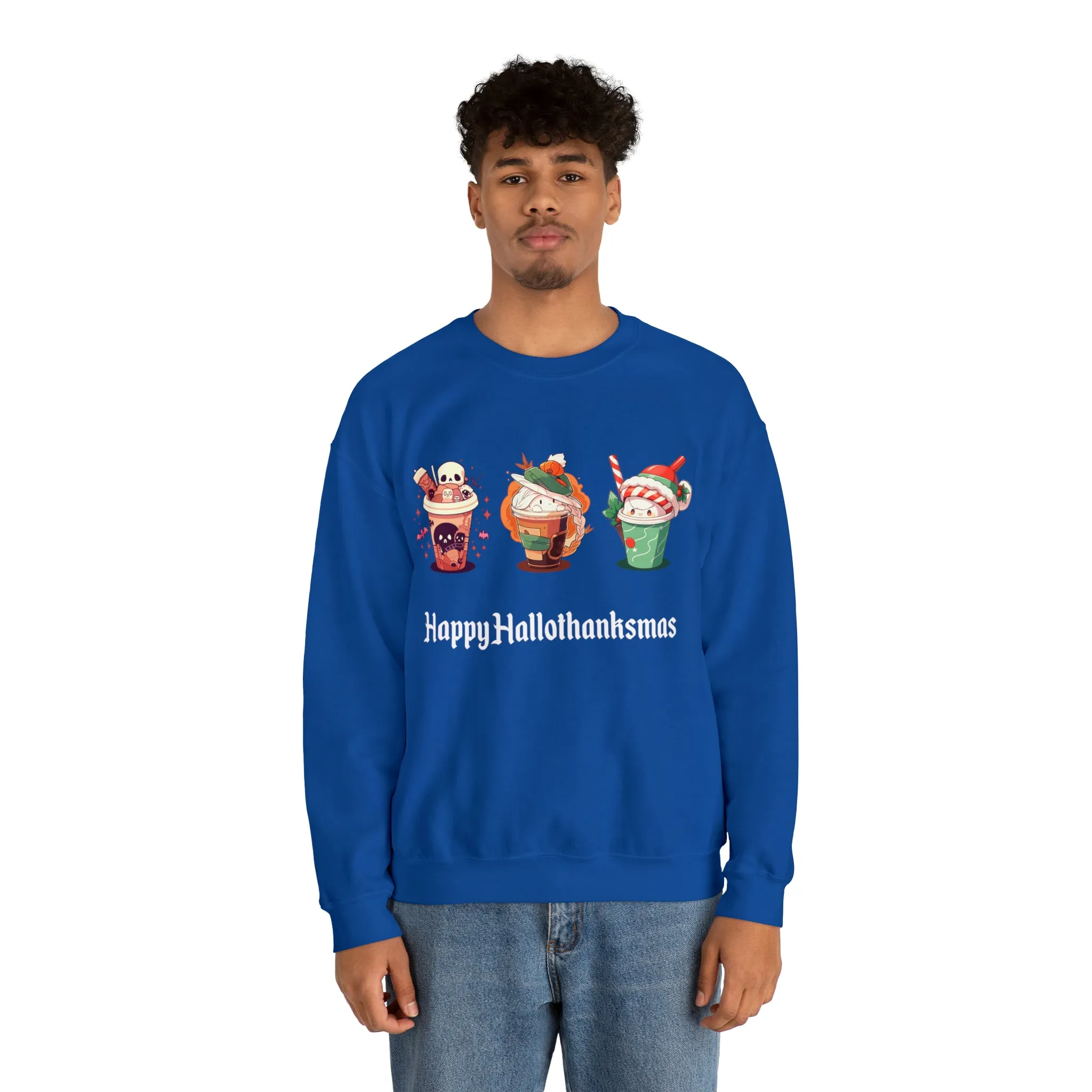 Happy Hallothanksmas - Unisex Heavy Blend™ Sweatshirt