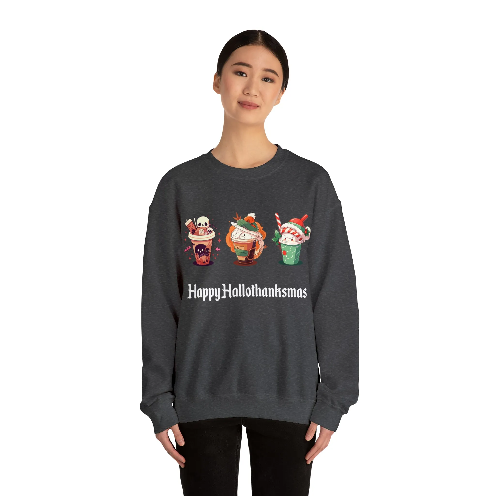 Happy Hallothanksmas - Unisex Heavy Blend™ Sweatshirt