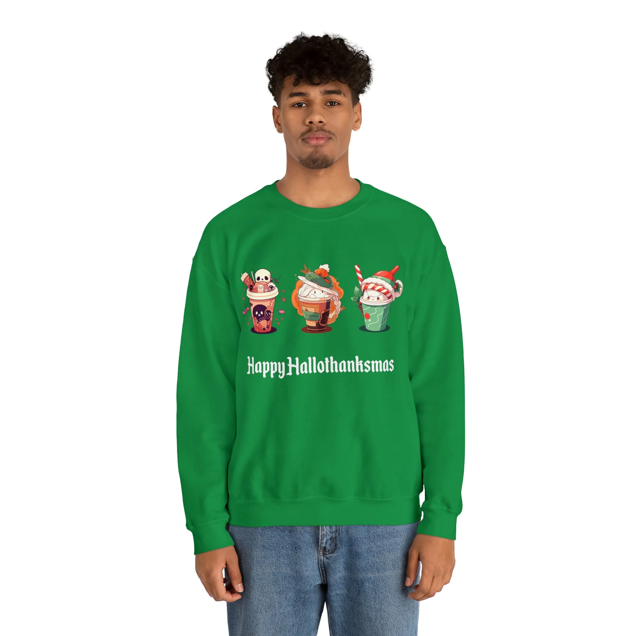 Happy Hallothanksmas - Unisex Heavy Blend™ Sweatshirt