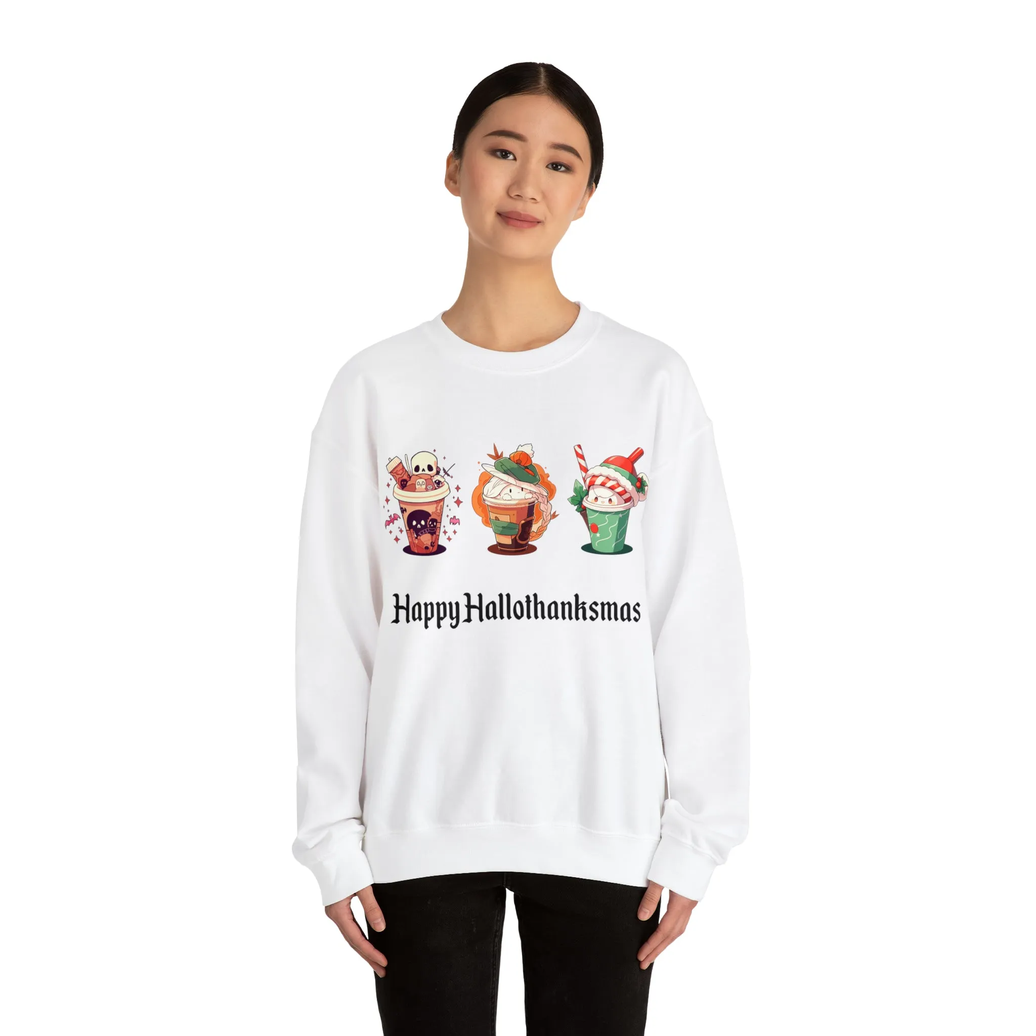Happy Hallothanksmas - Unisex Heavy Blend™ Sweatshirt