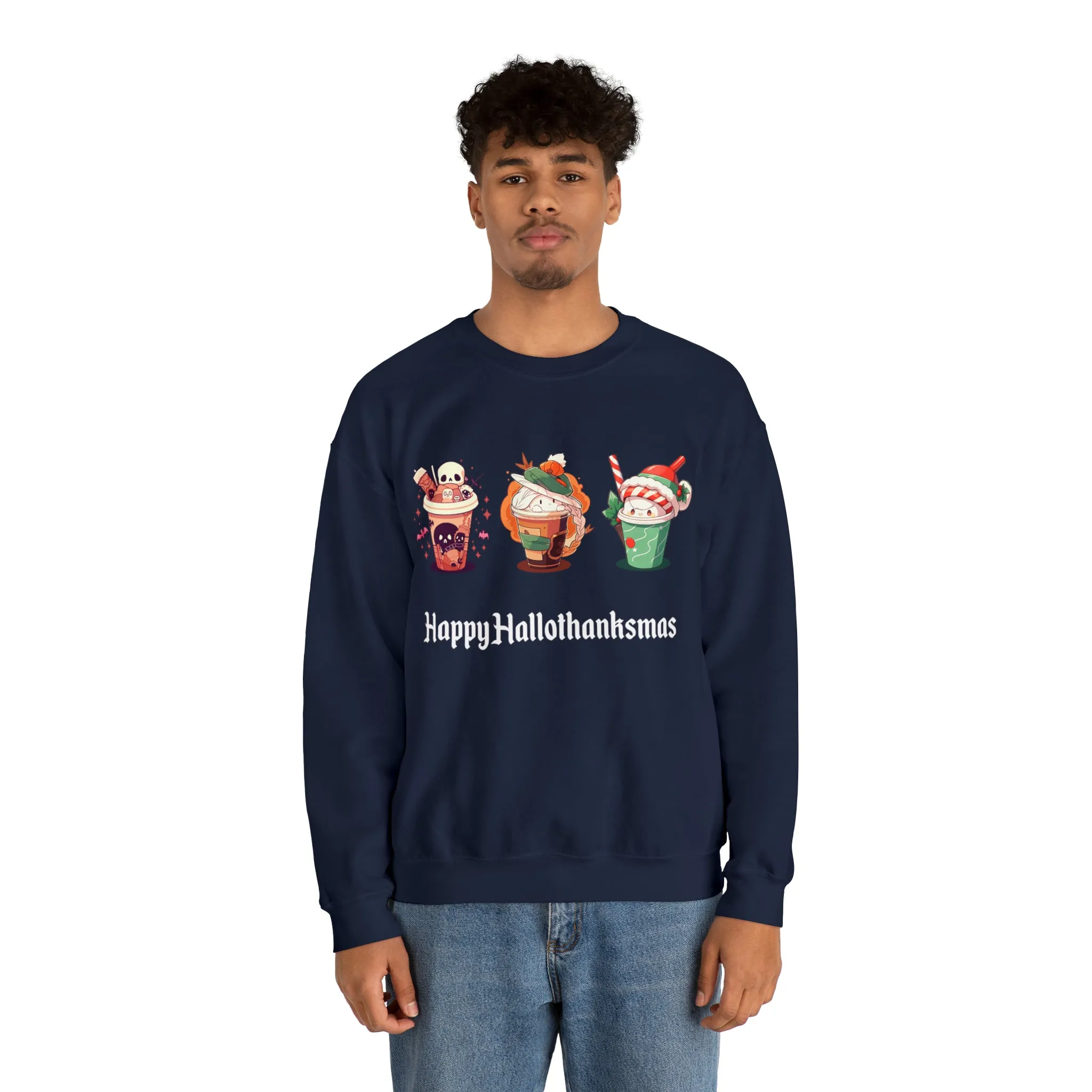Happy Hallothanksmas - Unisex Heavy Blend™ Sweatshirt