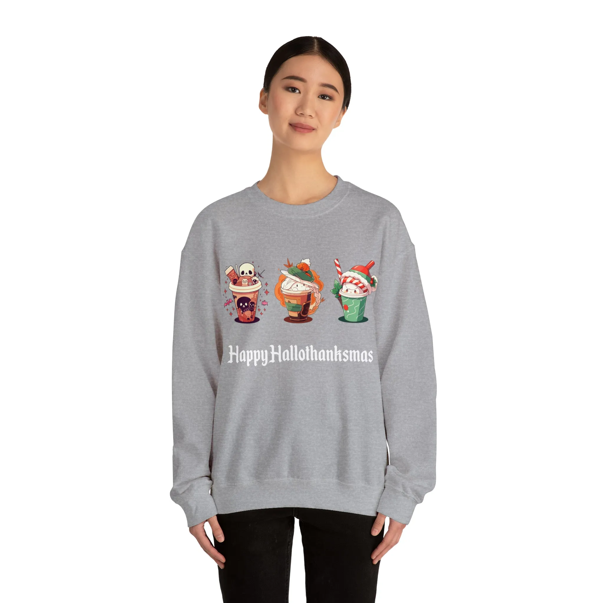 Happy Hallothanksmas - Unisex Heavy Blend™ Sweatshirt