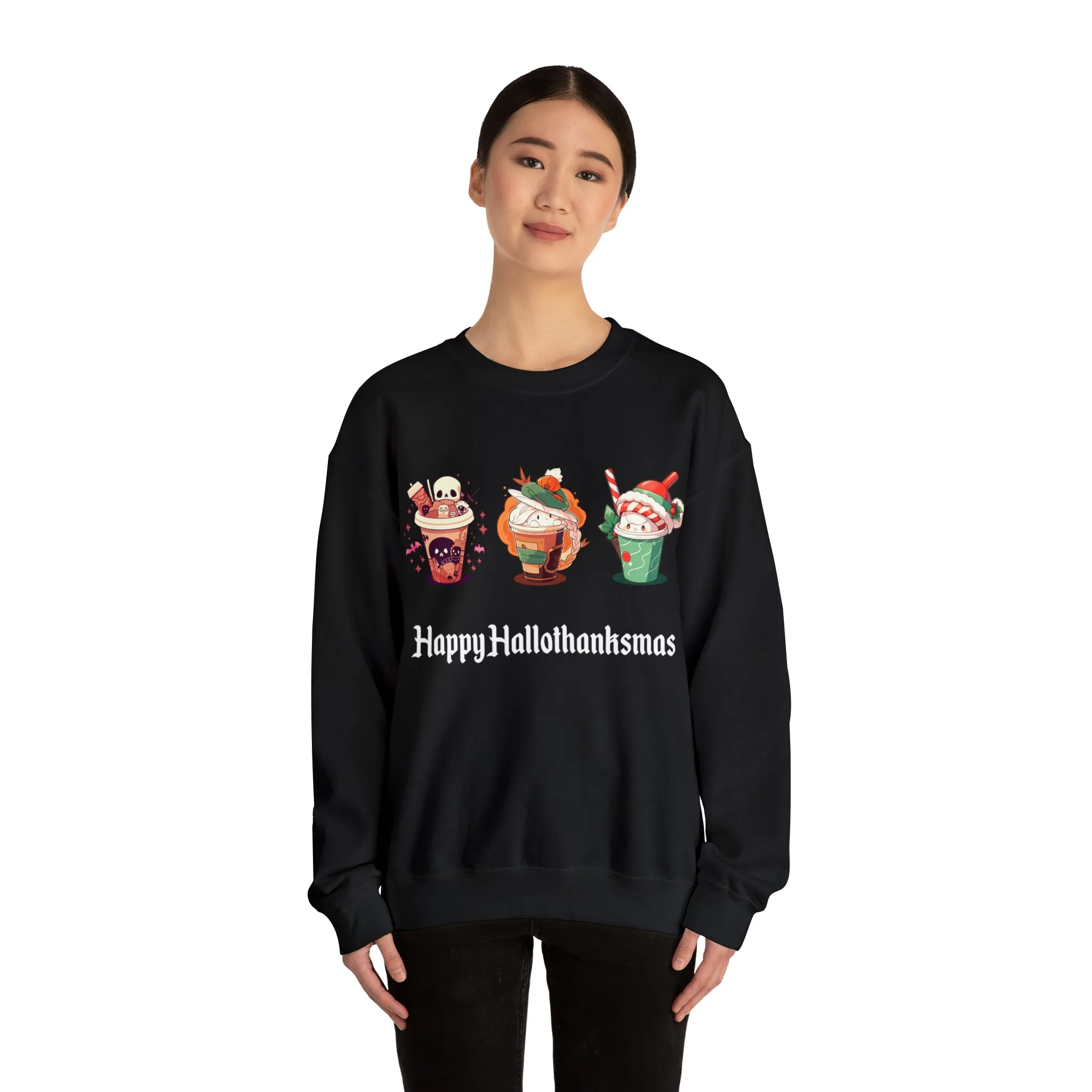 Happy Hallothanksmas - Unisex Heavy Blend™ Sweatshirt