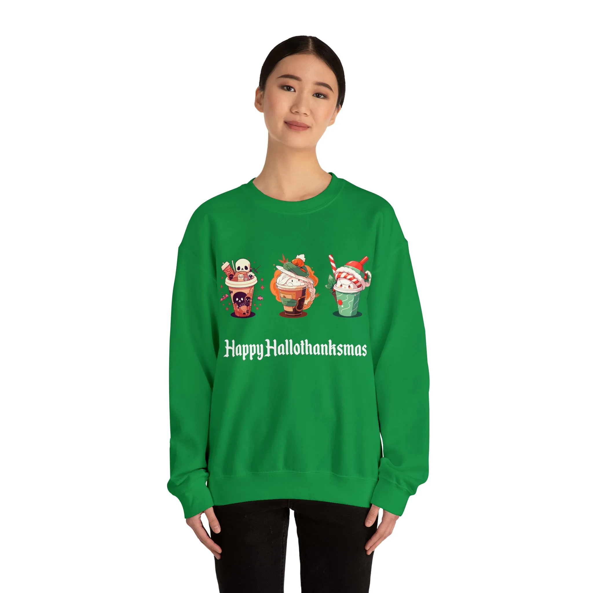 Happy Hallothanksmas - Unisex Heavy Blend™ Sweatshirt