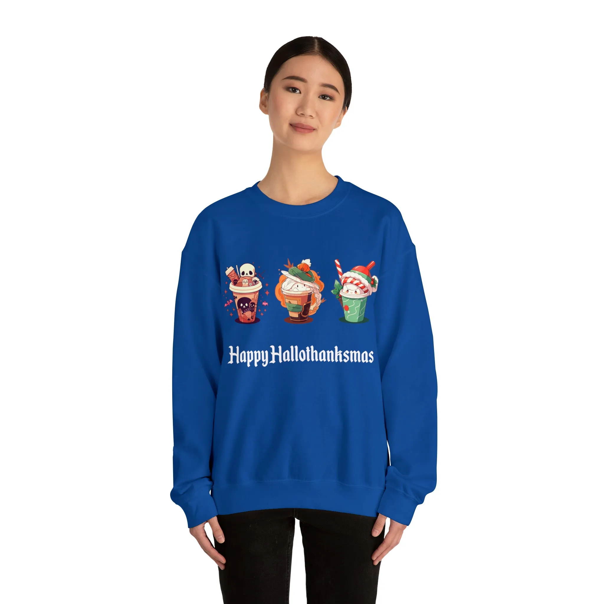 Happy Hallothanksmas - Unisex Heavy Blend™ Sweatshirt