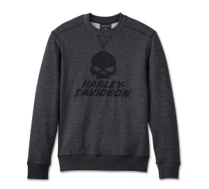 Harley-Davidson Men's Willie G Skull Sweatshirt - Black Beauty CL