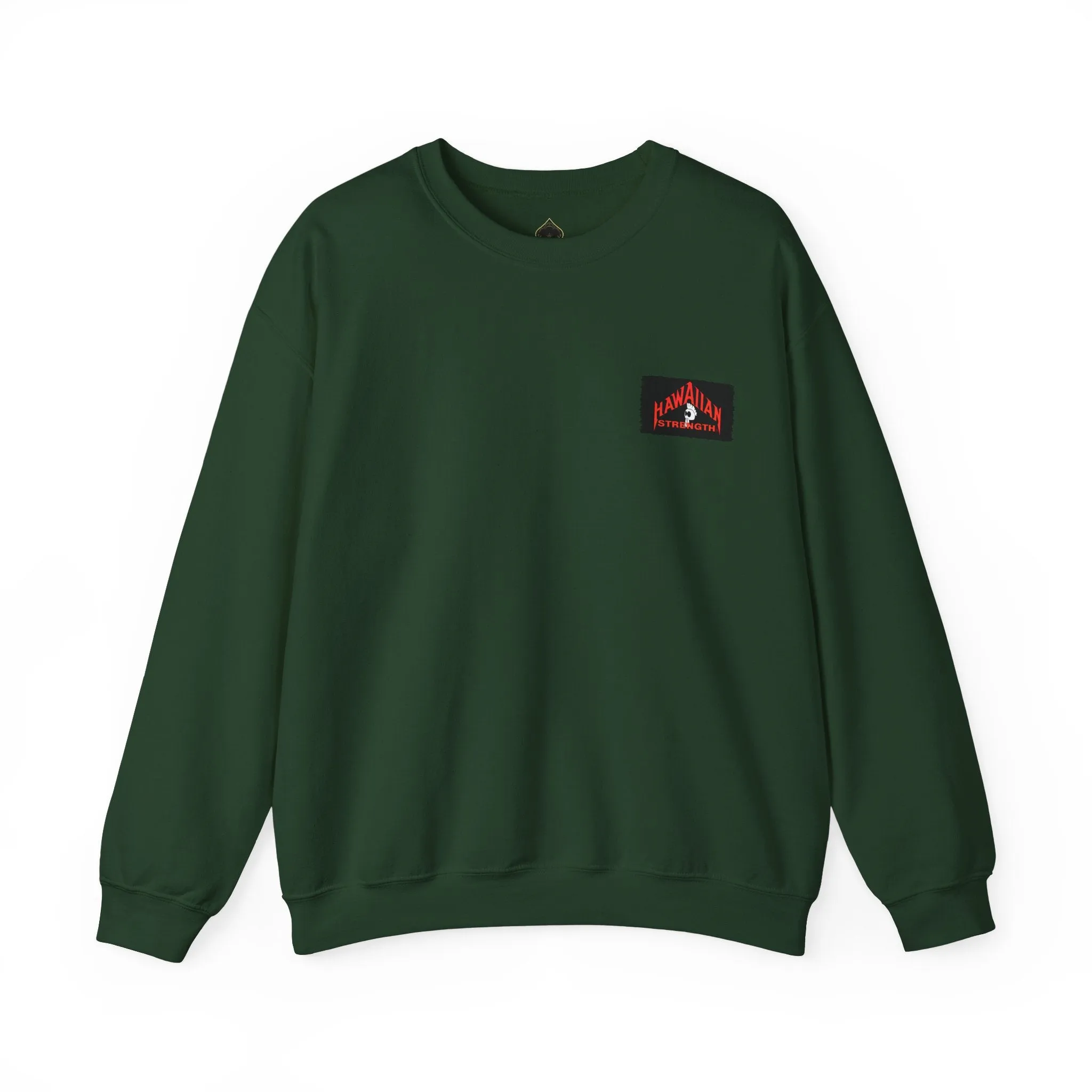 Hawaiian Strength Ikaika The Guardian Vintage Design 90s New Print Unisex Heavy Blend™ Crewneck Sweatshirt