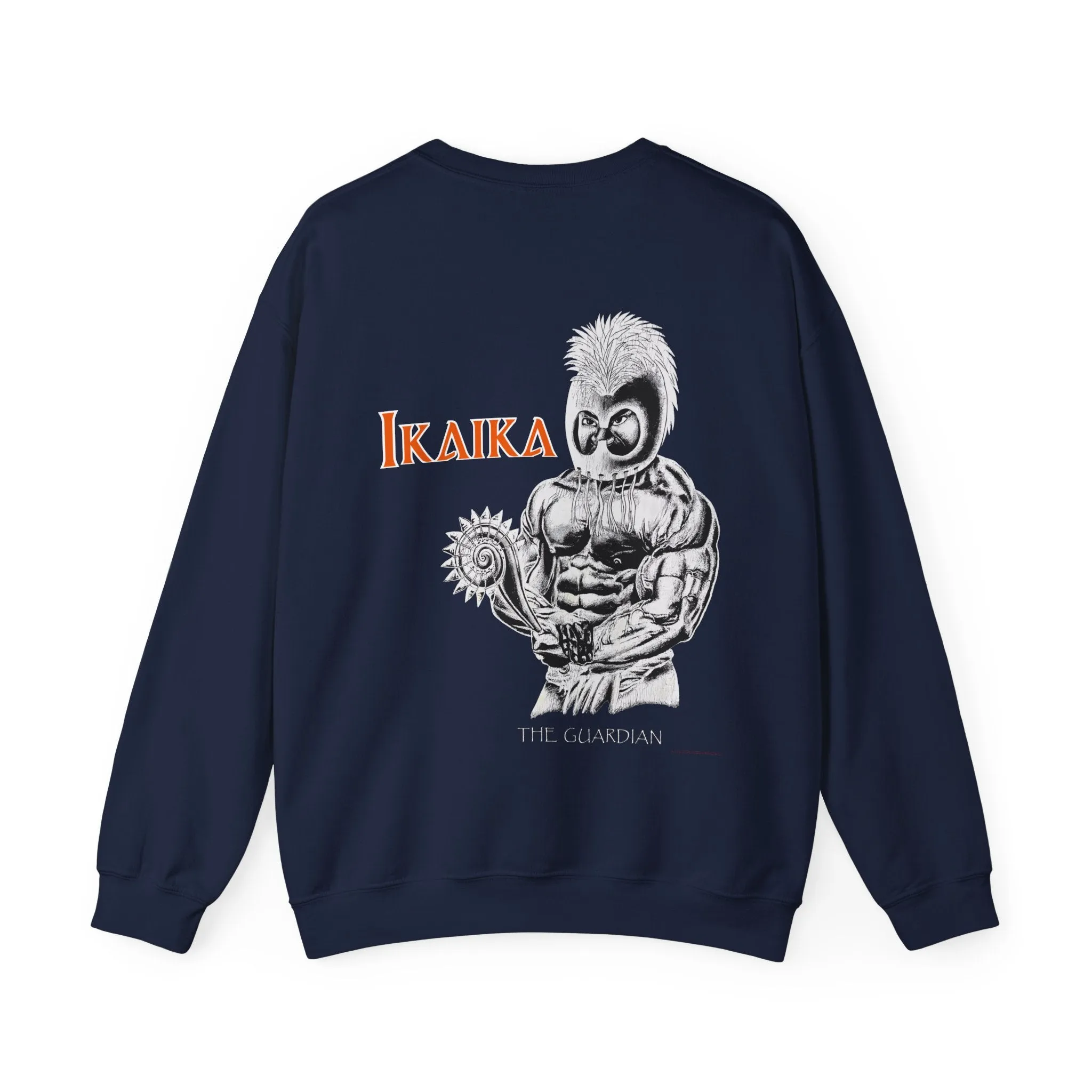 Hawaiian Strength Ikaika The Guardian Vintage Design 90s New Print Unisex Heavy Blend™ Crewneck Sweatshirt