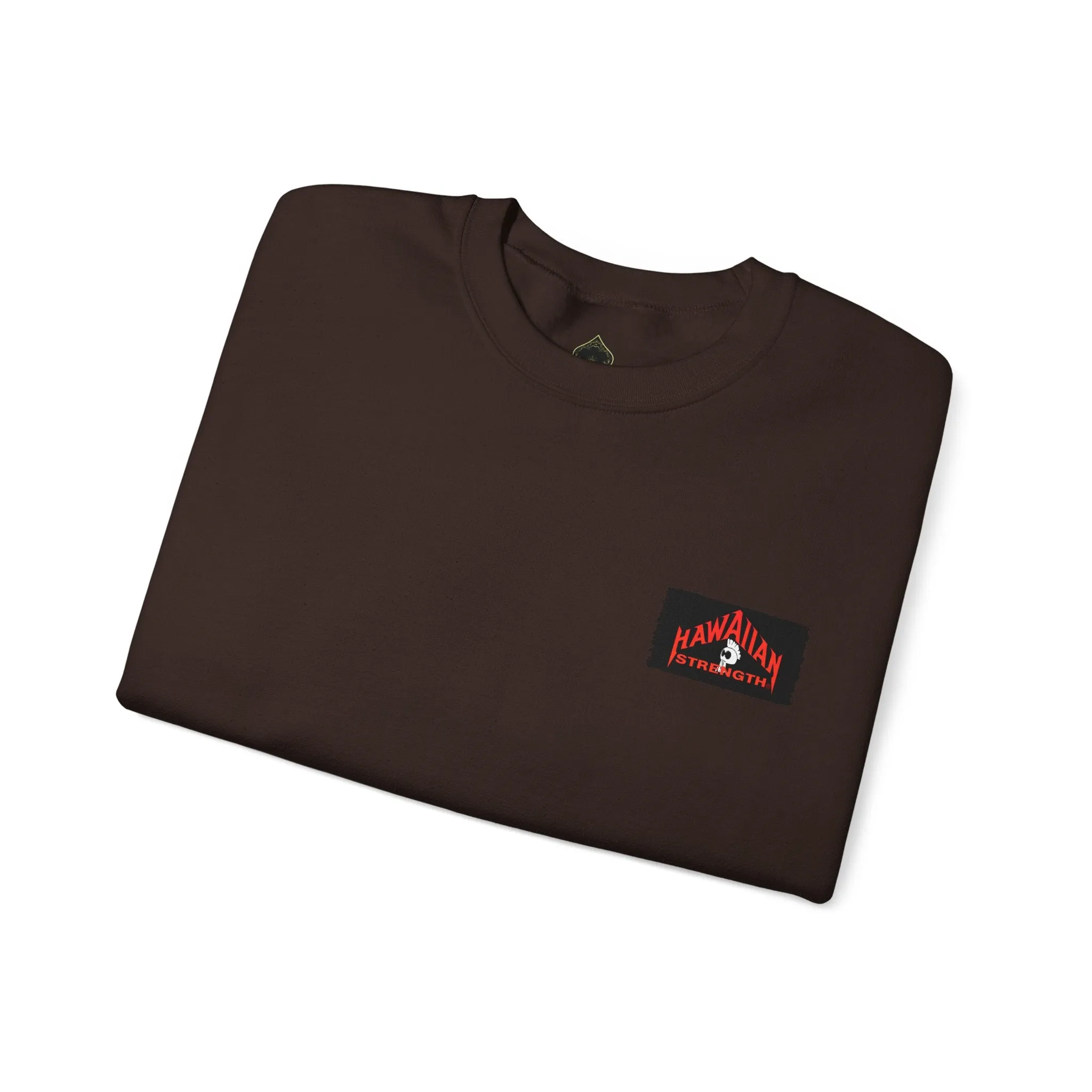 Hawaiian Strength Ikaika The Guardian Vintage Design 90s New Print Unisex Heavy Blend™ Crewneck Sweatshirt