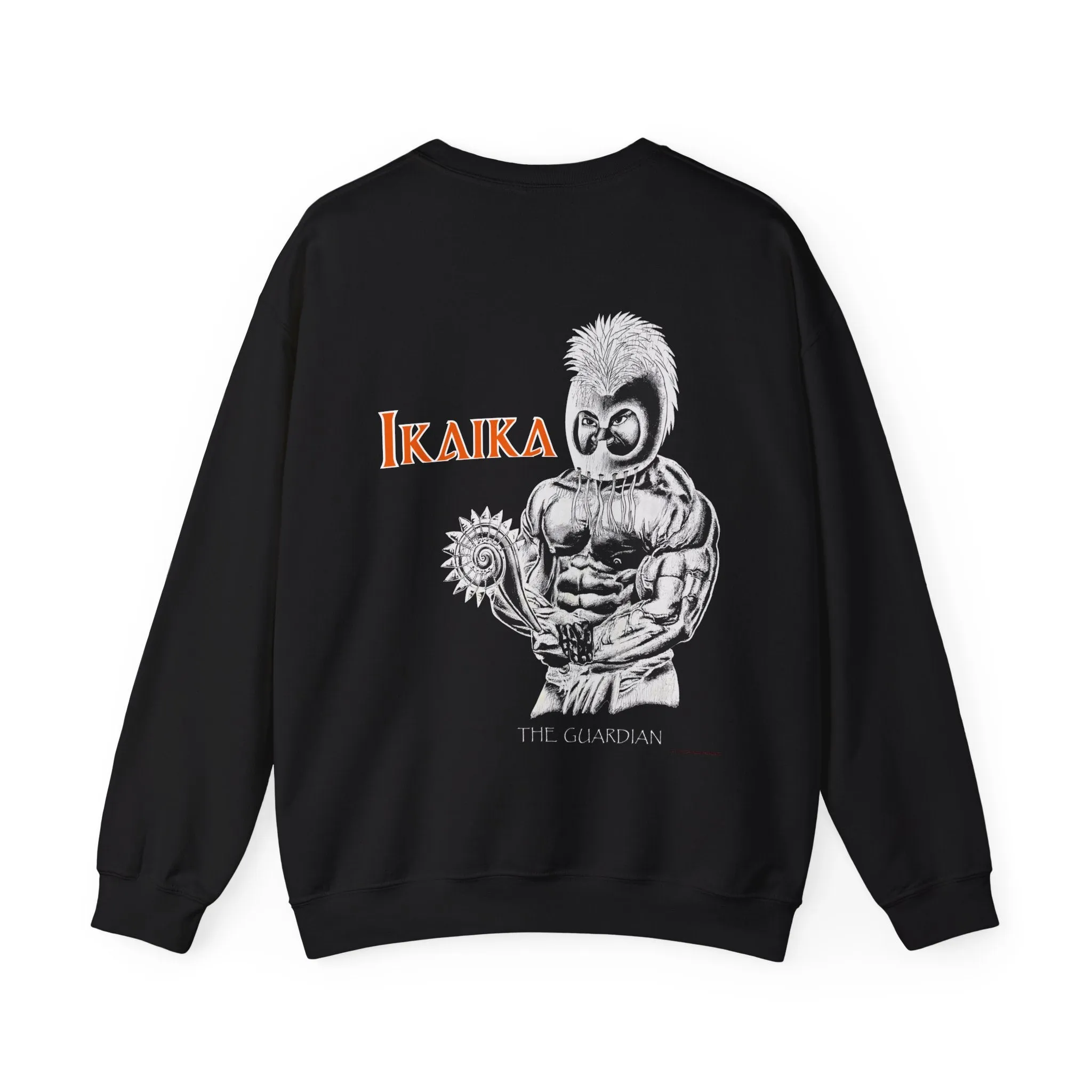 Hawaiian Strength Ikaika The Guardian Vintage Design 90s New Print Unisex Heavy Blend™ Crewneck Sweatshirt