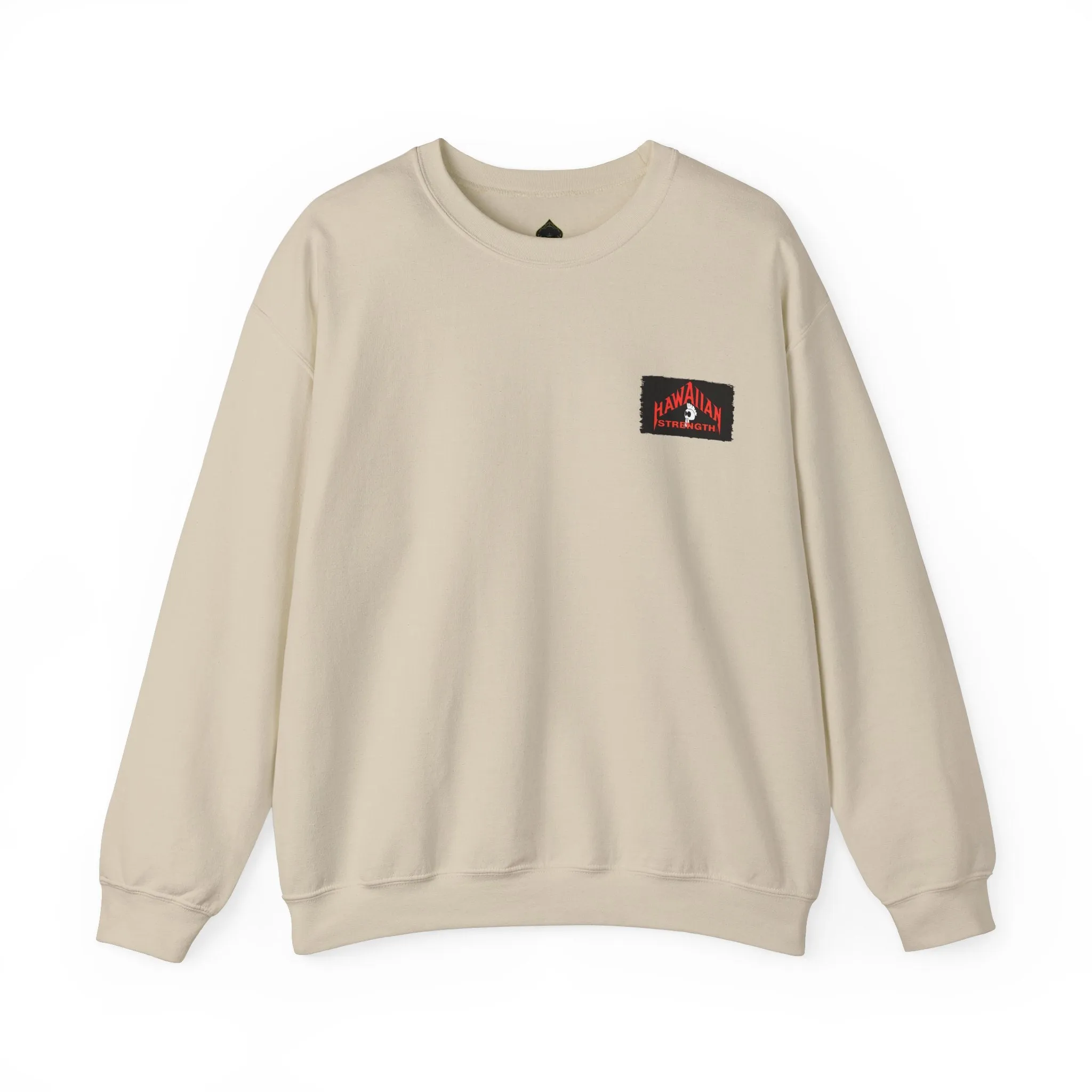 Hawaiian Strength Ikaika The Guardian Vintage Design 90s New Print Unisex Heavy Blend™ Crewneck Sweatshirt