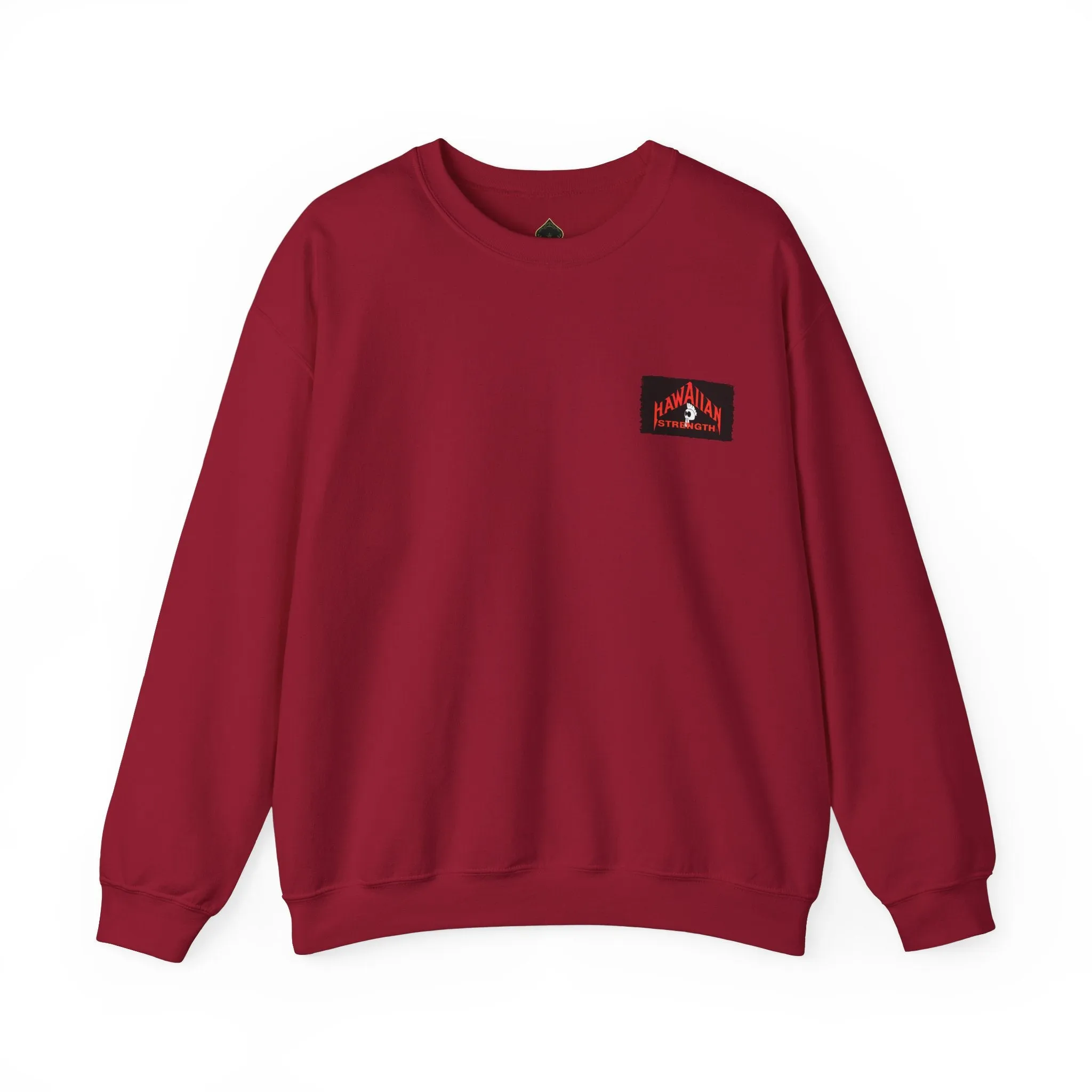 Hawaiian Strength Ikaika The Guardian Vintage Design 90s New Print Unisex Heavy Blend™ Crewneck Sweatshirt