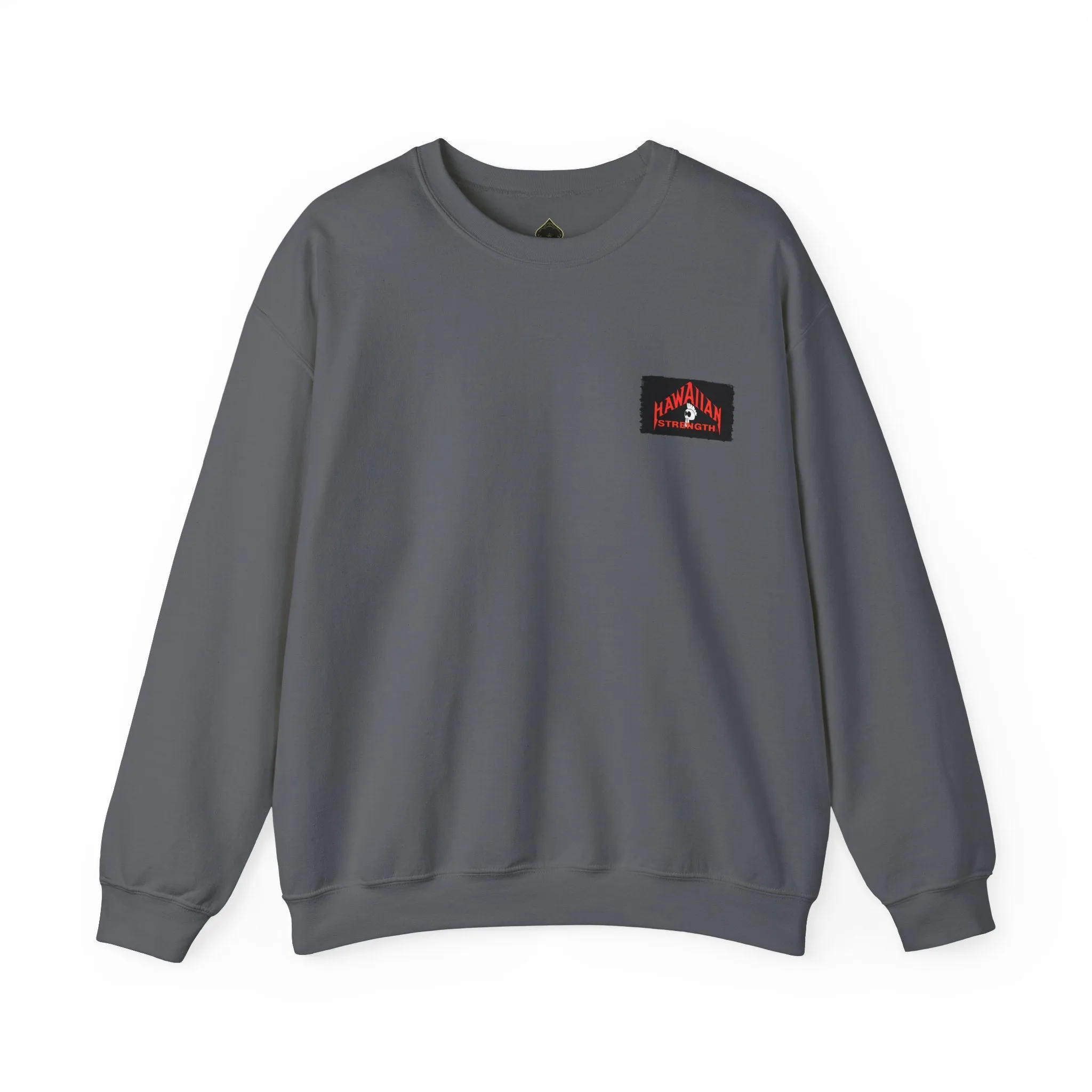 Hawaiian Strength Ikaika The Guardian Vintage Design 90s New Print Unisex Heavy Blend™ Crewneck Sweatshirt
