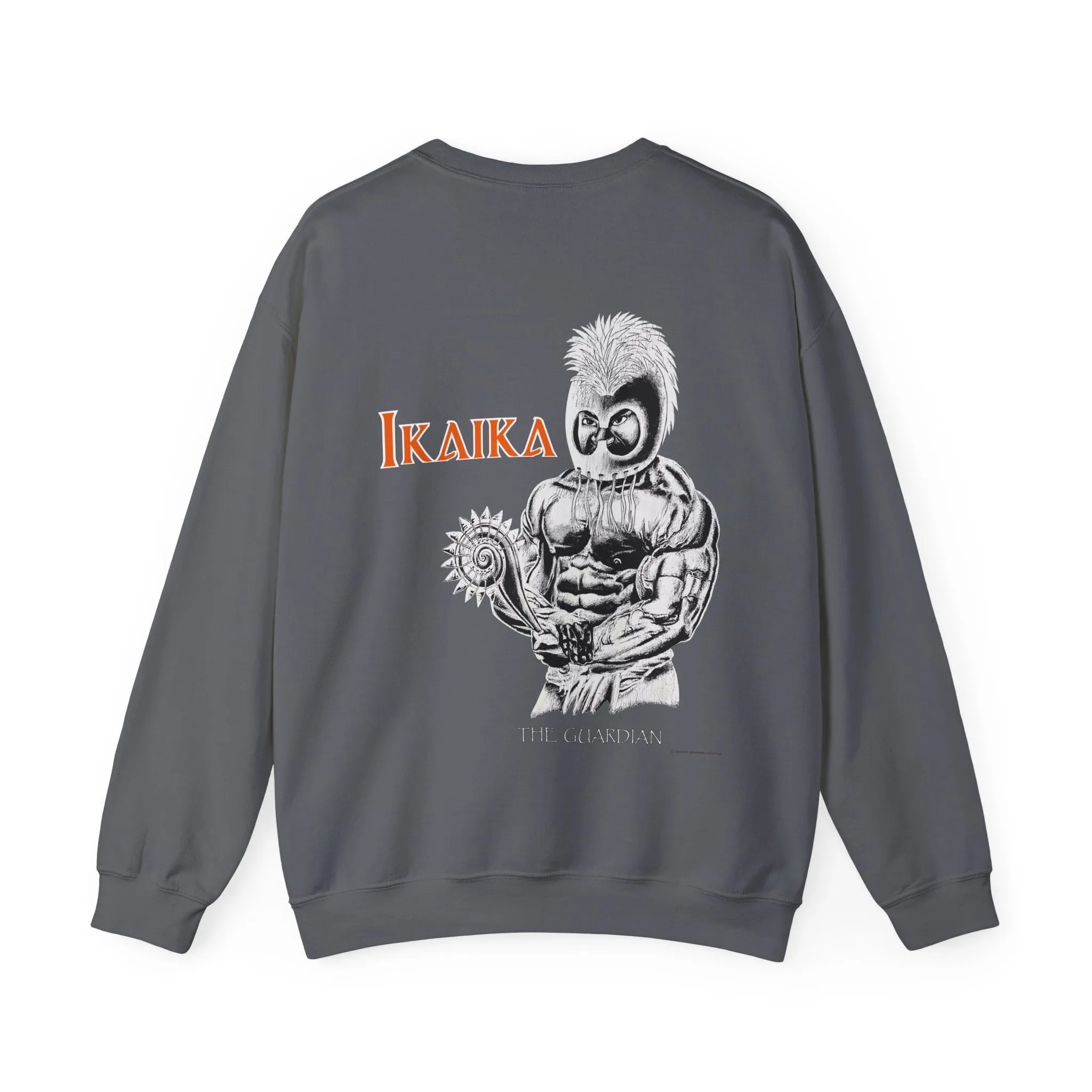 Hawaiian Strength Ikaika The Guardian Vintage Design 90s New Print Unisex Heavy Blend™ Crewneck Sweatshirt