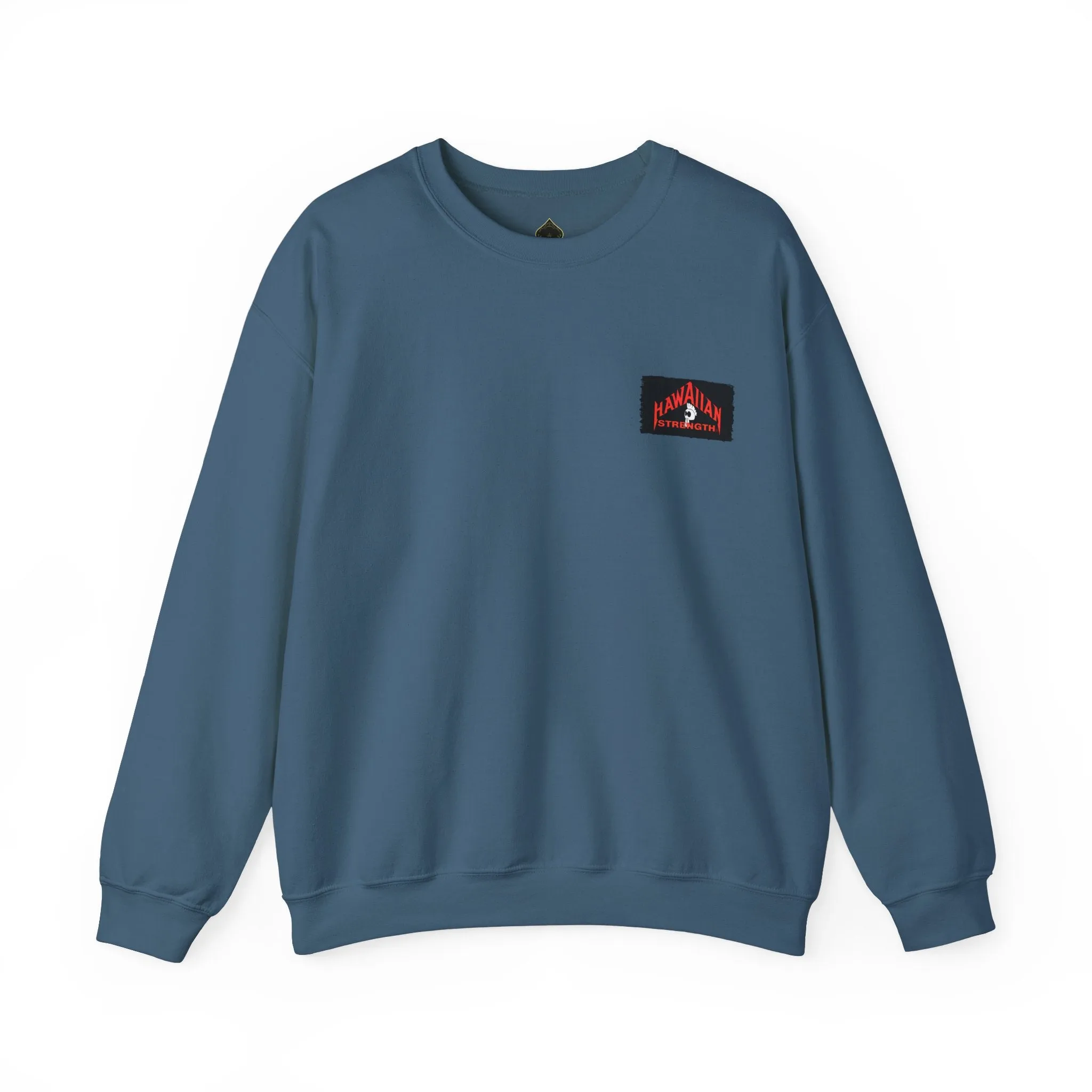 Hawaiian Strength Ikaika The Guardian Vintage Design 90s New Print Unisex Heavy Blend™ Crewneck Sweatshirt