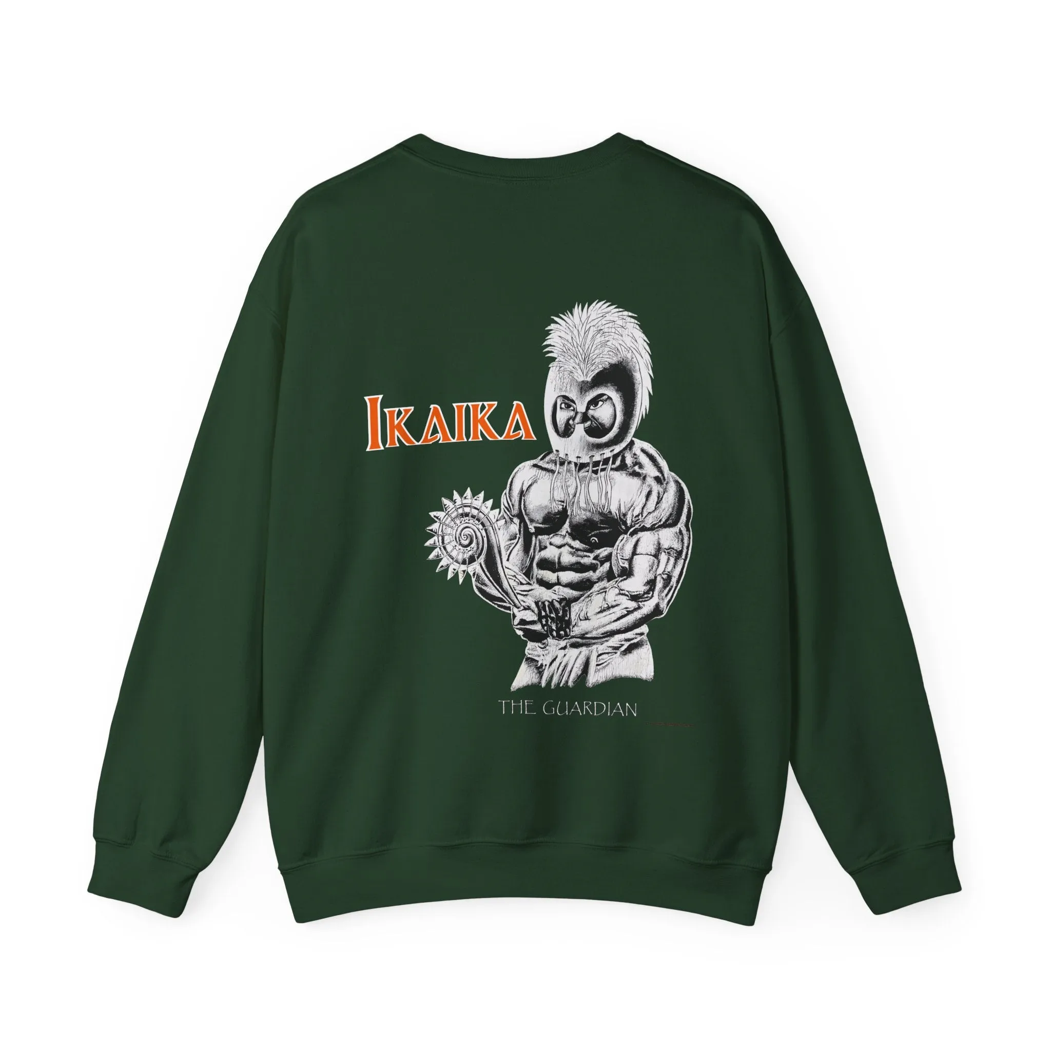 Hawaiian Strength Ikaika The Guardian Vintage Design 90s New Print Unisex Heavy Blend™ Crewneck Sweatshirt