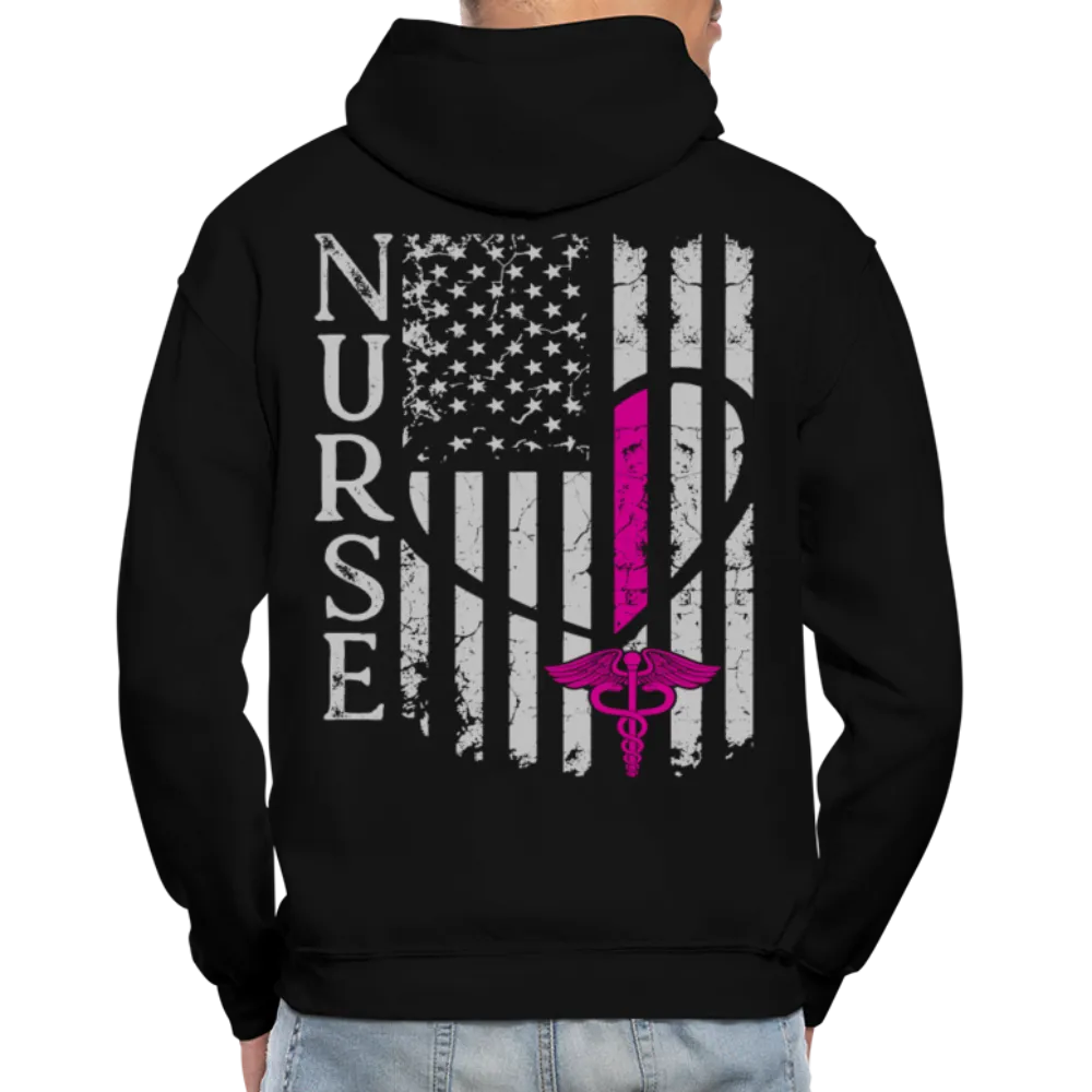 Hayley RN Nurse Flag Gildan Heavy Blend Adult Hoodie