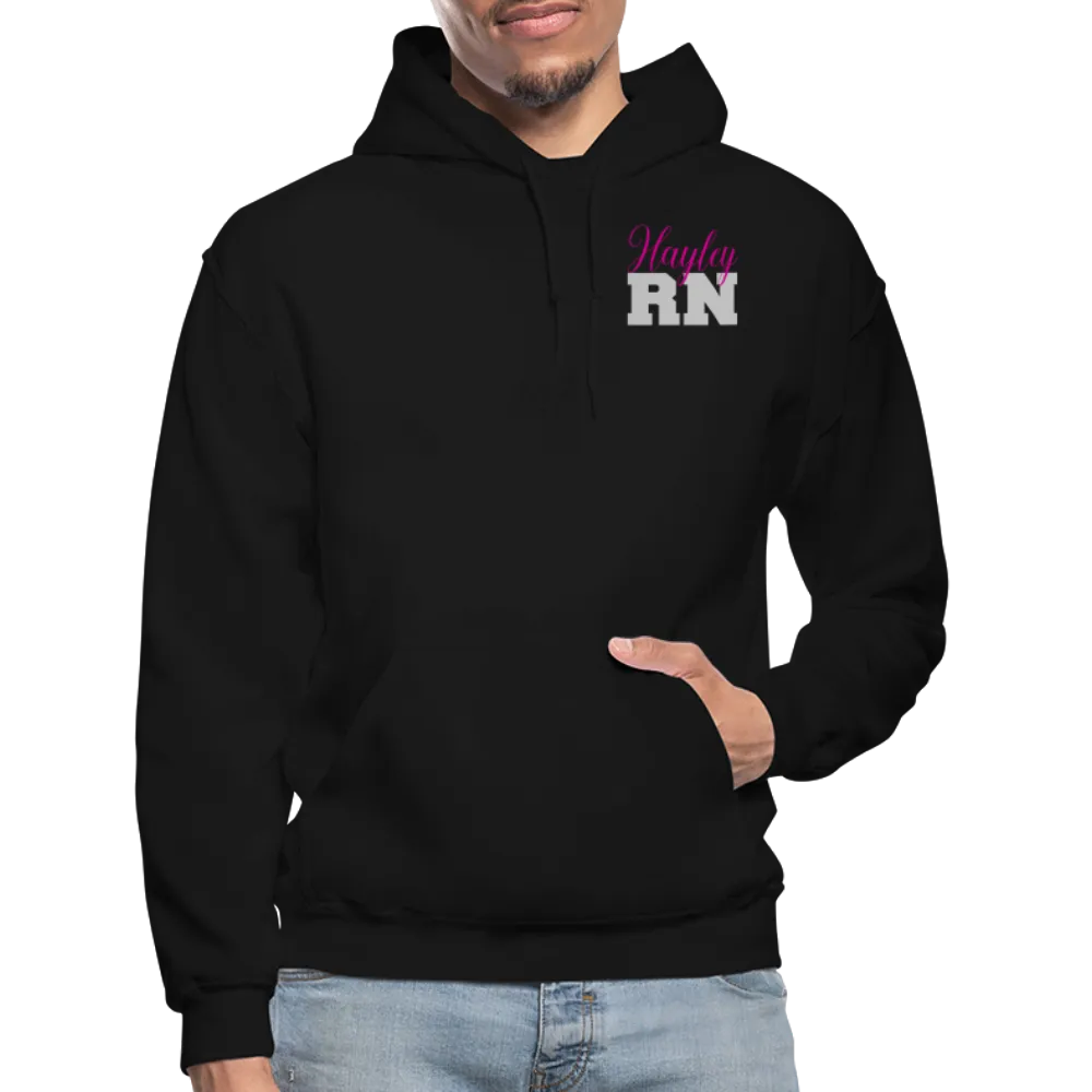 Hayley RN Nurse Flag Gildan Heavy Blend Adult Hoodie