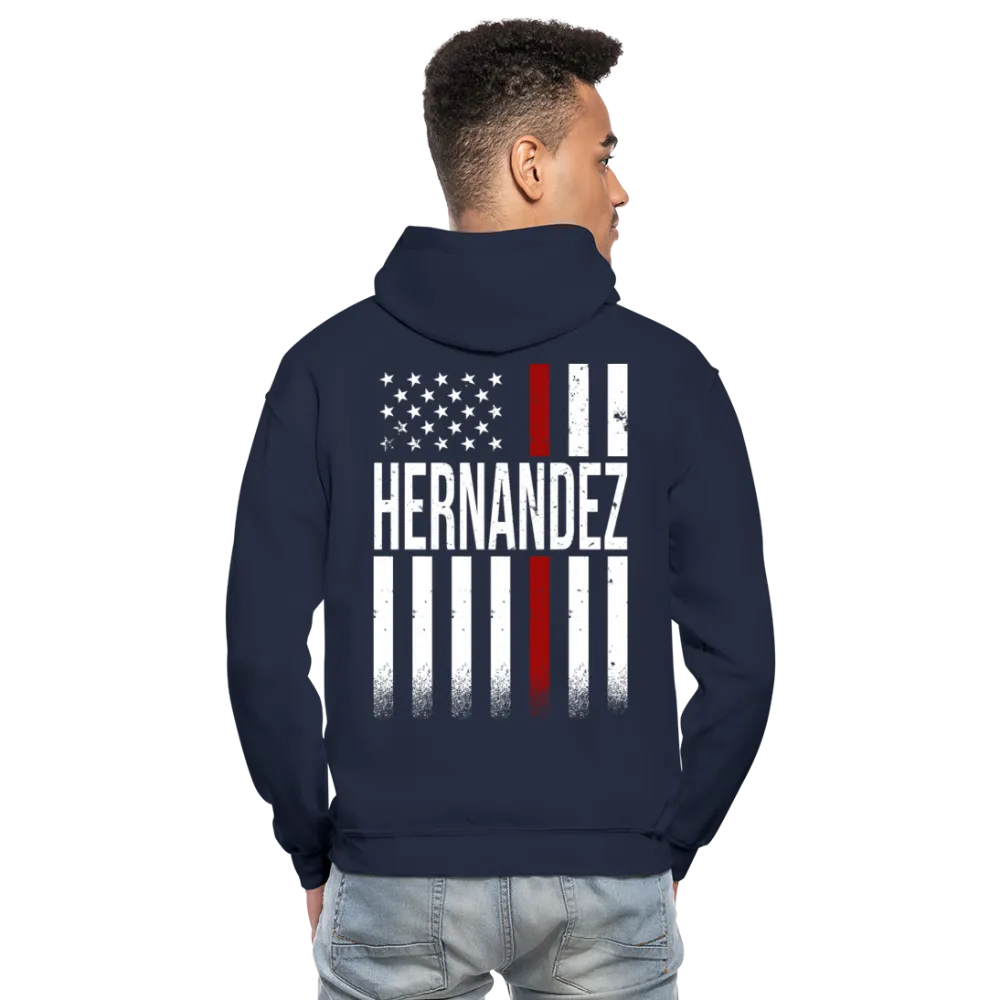 HERNANDEZ Firefighter Gildan Heavy Blend Adult Hoodie