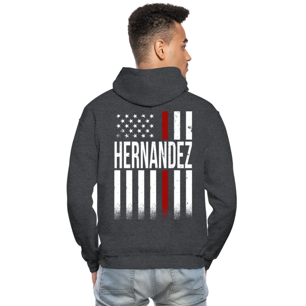 HERNANDEZ Firefighter Gildan Heavy Blend Adult Hoodie