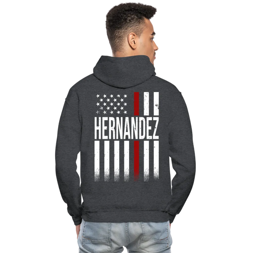 HERNANDEZ Firefighter Gildan Heavy Blend Adult Hoodie