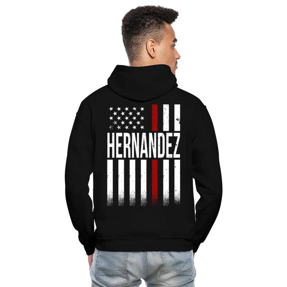 HERNANDEZ Firefighter Gildan Heavy Blend Adult Hoodie