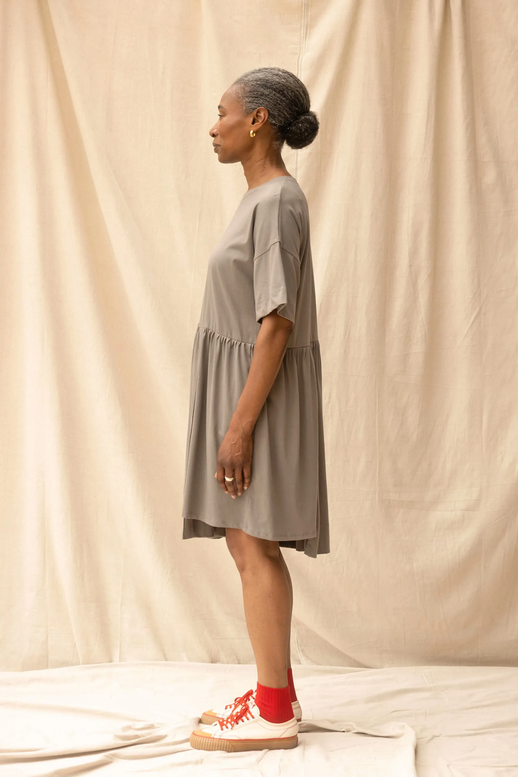 Hobby Dress | Grey Sage (XL only)