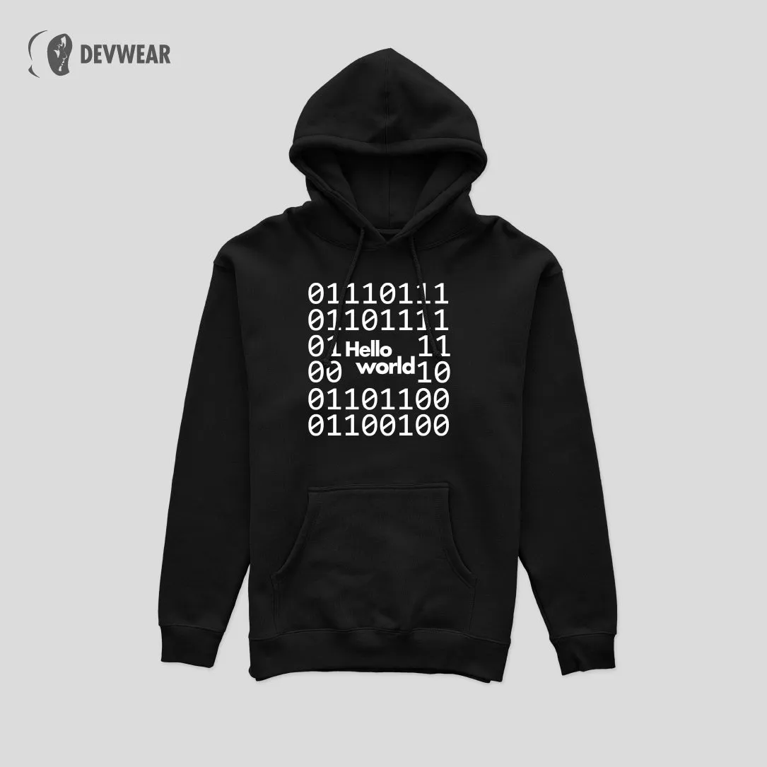 HOODIE HELLO WORLD BINARY