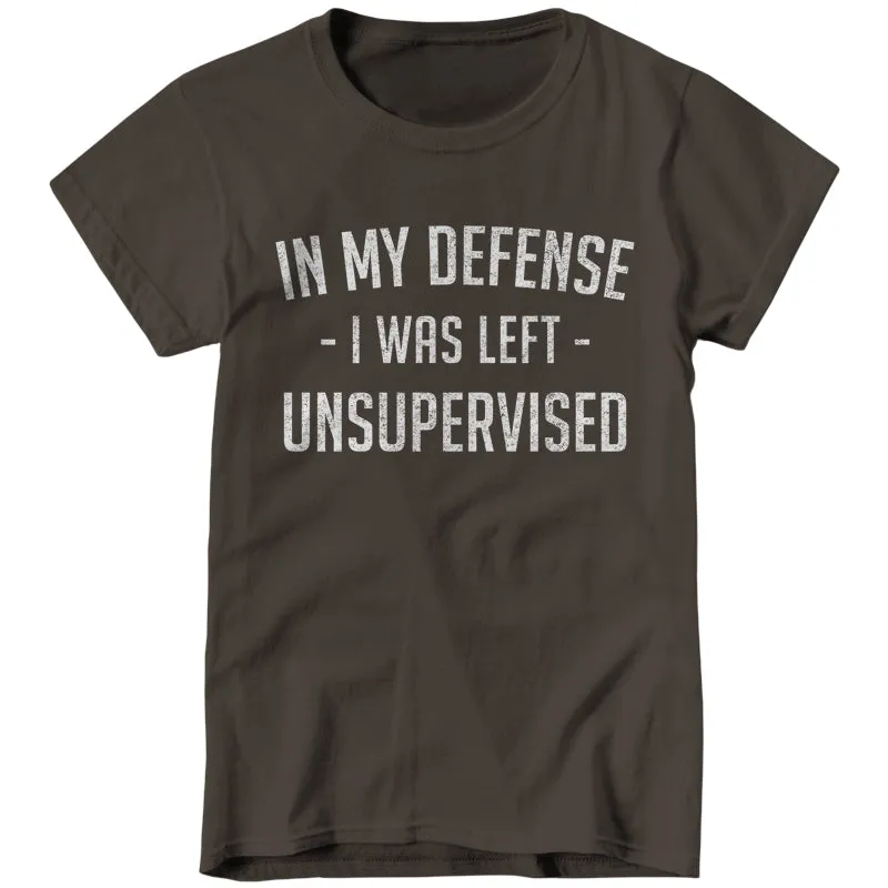 In My Defense I Was Left Unsupervised