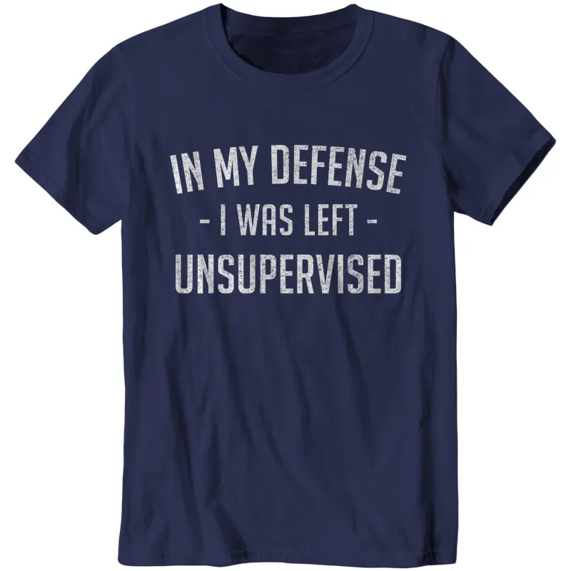 In My Defense I Was Left Unsupervised