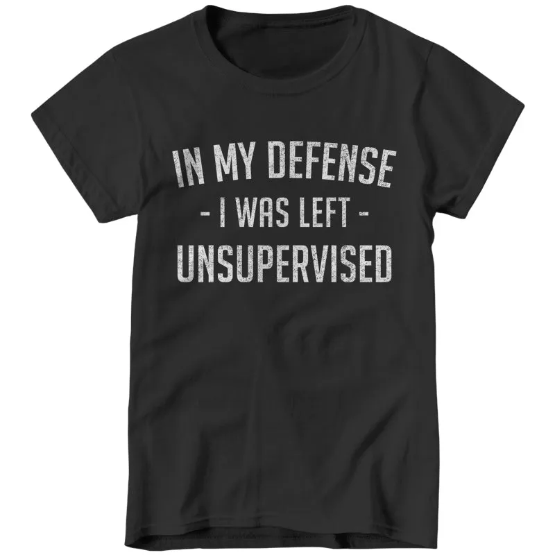 In My Defense I Was Left Unsupervised