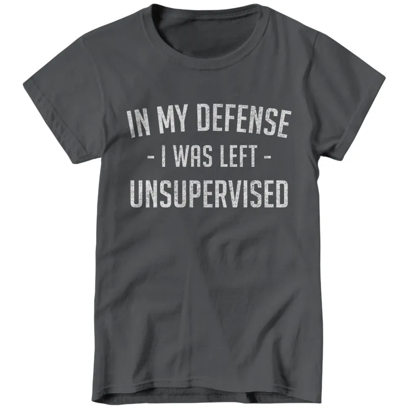 In My Defense I Was Left Unsupervised