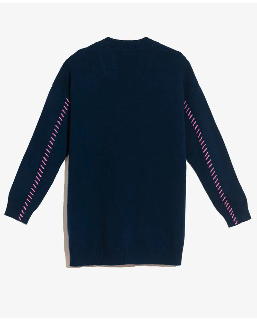 Indigo Smiley Pocket Poppy Cardigan
