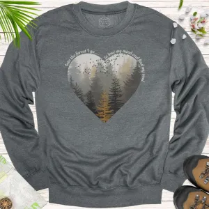 Into The Forest Heart Unisex Sweatshirt