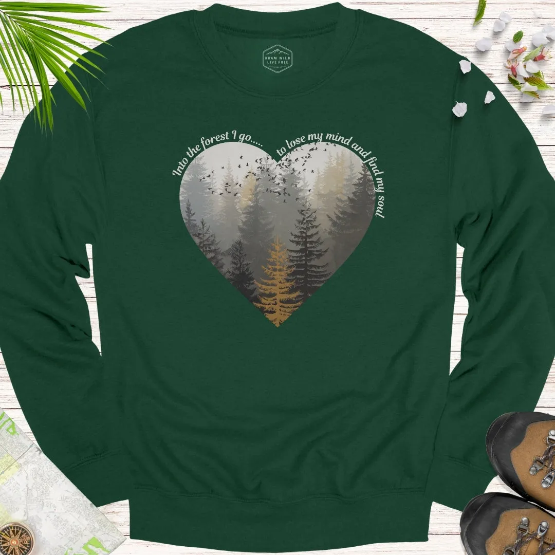 Into The Forest Heart Unisex Sweatshirt