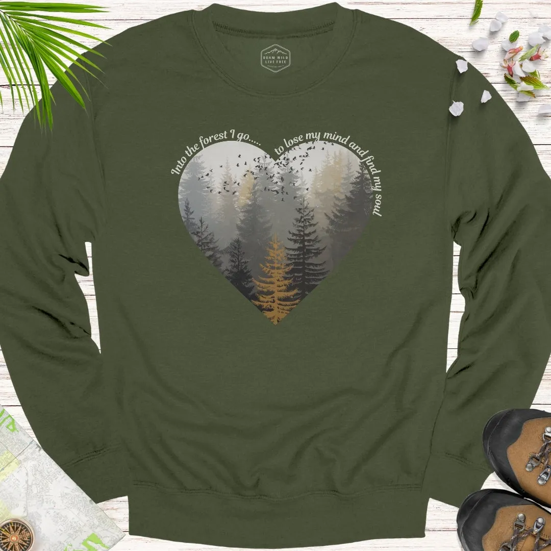 Into The Forest Heart Unisex Sweatshirt