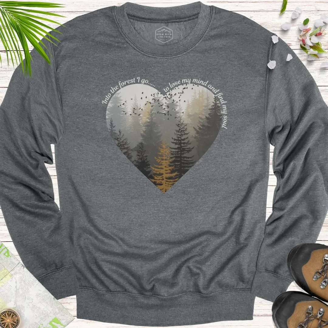 Into The Forest Heart Unisex Sweatshirt