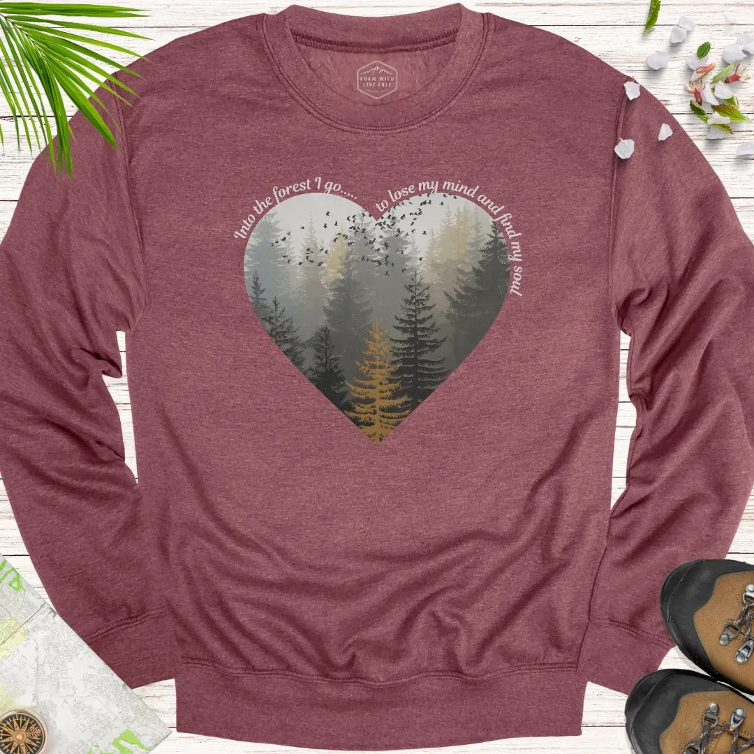 Into The Forest Heart Unisex Sweatshirt