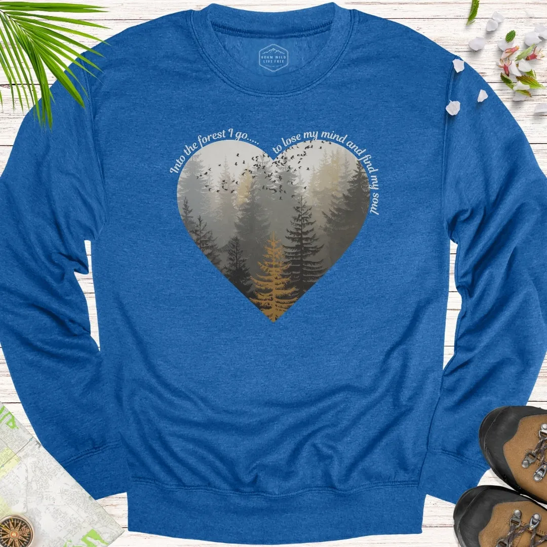 Into The Forest Heart Unisex Sweatshirt