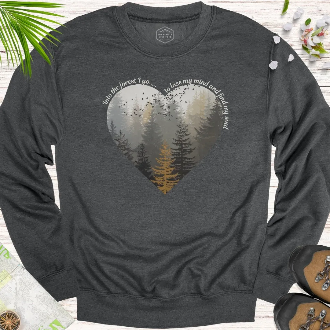 Into The Forest Heart Unisex Sweatshirt