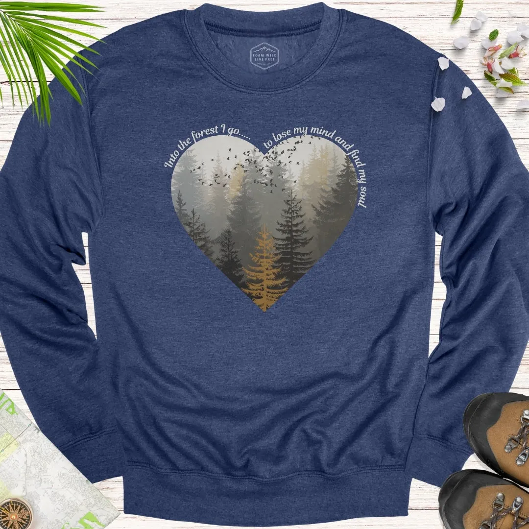 Into The Forest Heart Unisex Sweatshirt