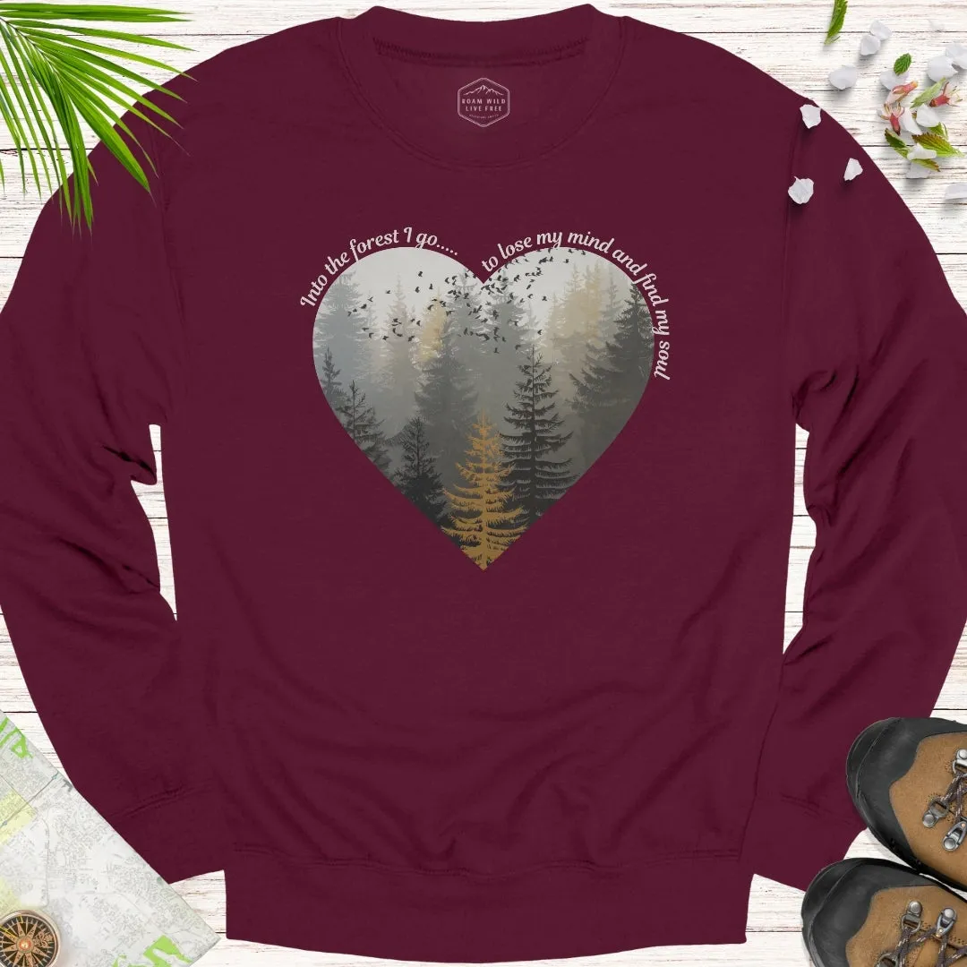 Into The Forest Heart Unisex Sweatshirt