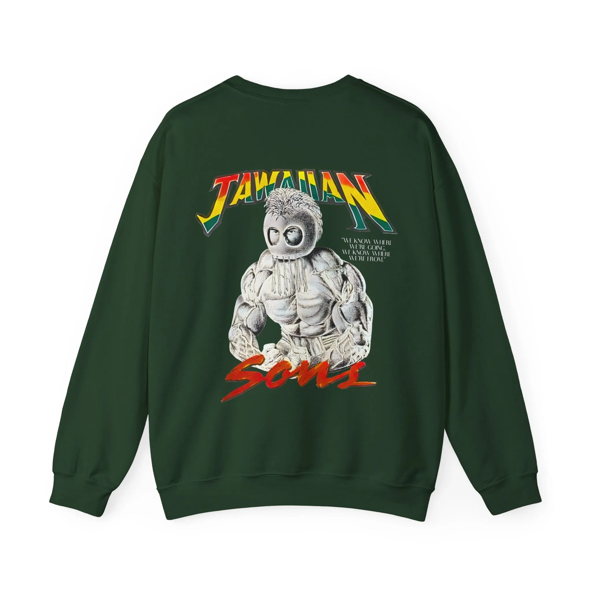 Jawaiian Strenght Jawaiian Sons Vintage Design 90s New Print Unisex Heavy Blend™ Crewneck Sweatshirt