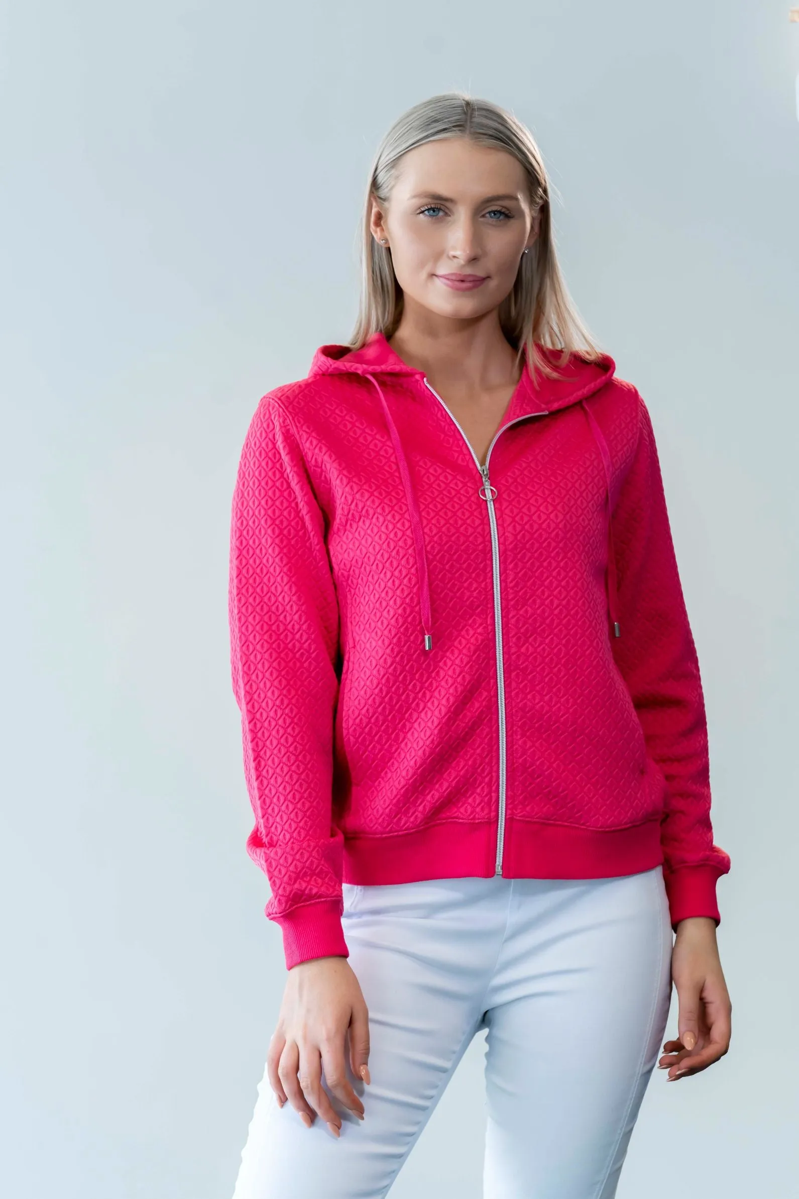 Jessica Graaf Textured Jersey Hoodie